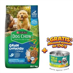 DOG CHOW CACHORROS RAZAS MEDIANAS Y GRANDES 22.7 Kg